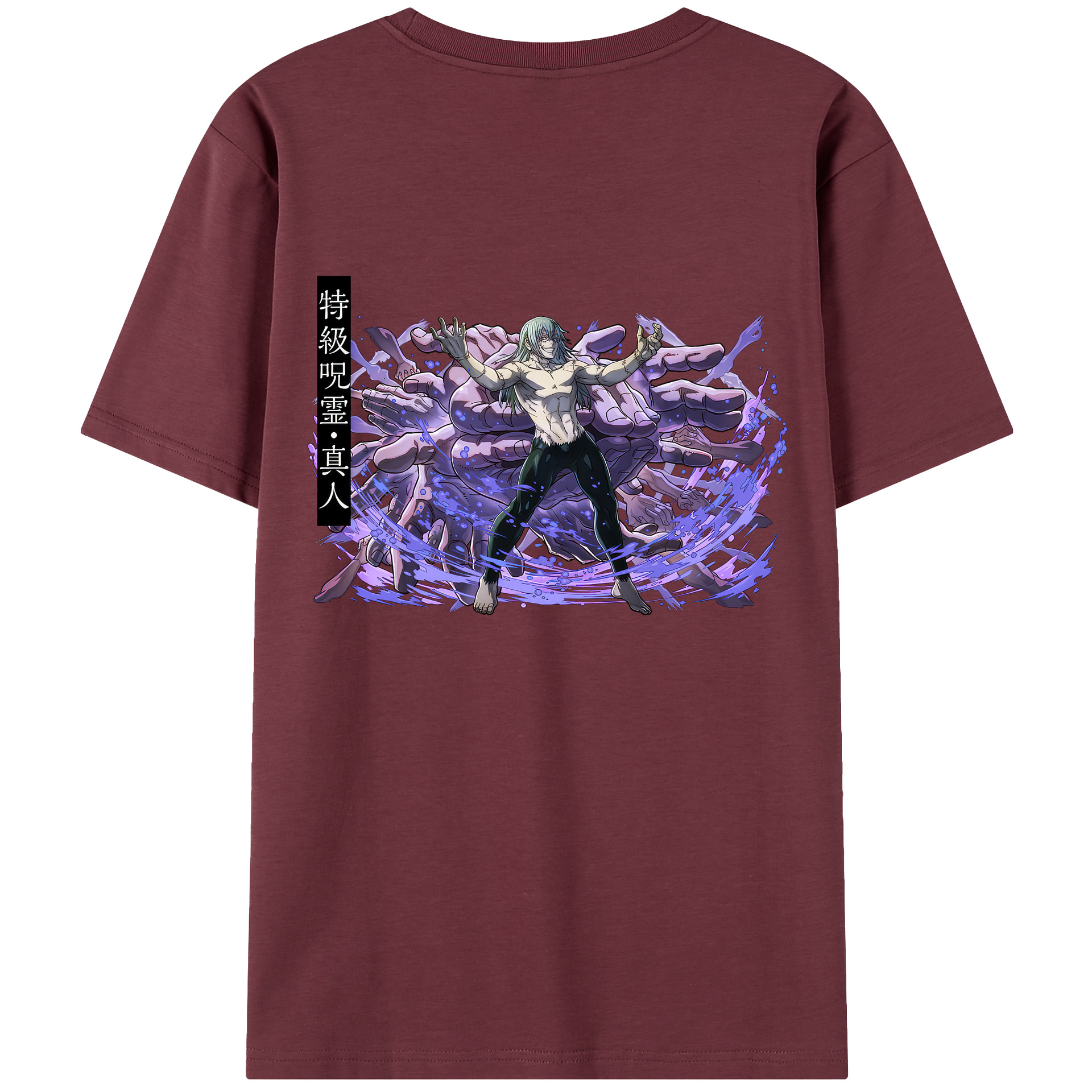 （画像用） 呪術廻戦 Jujutsu Kaisen 綿100％半袖Tシャツ（背面プリント）